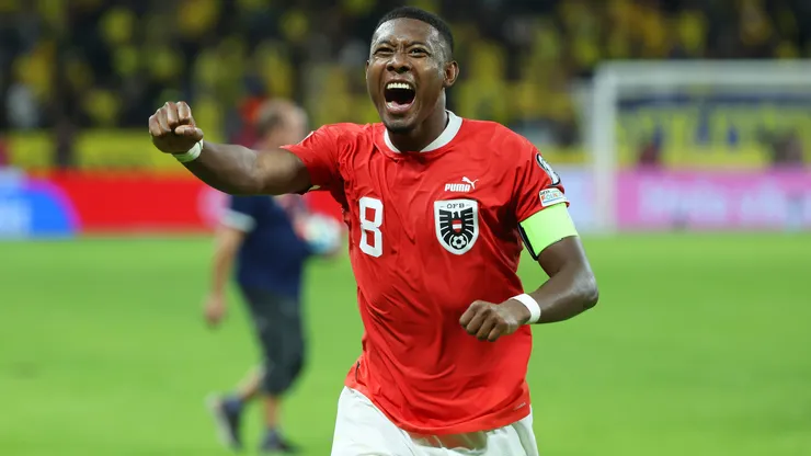 Alaba en su seleccionado nacional.