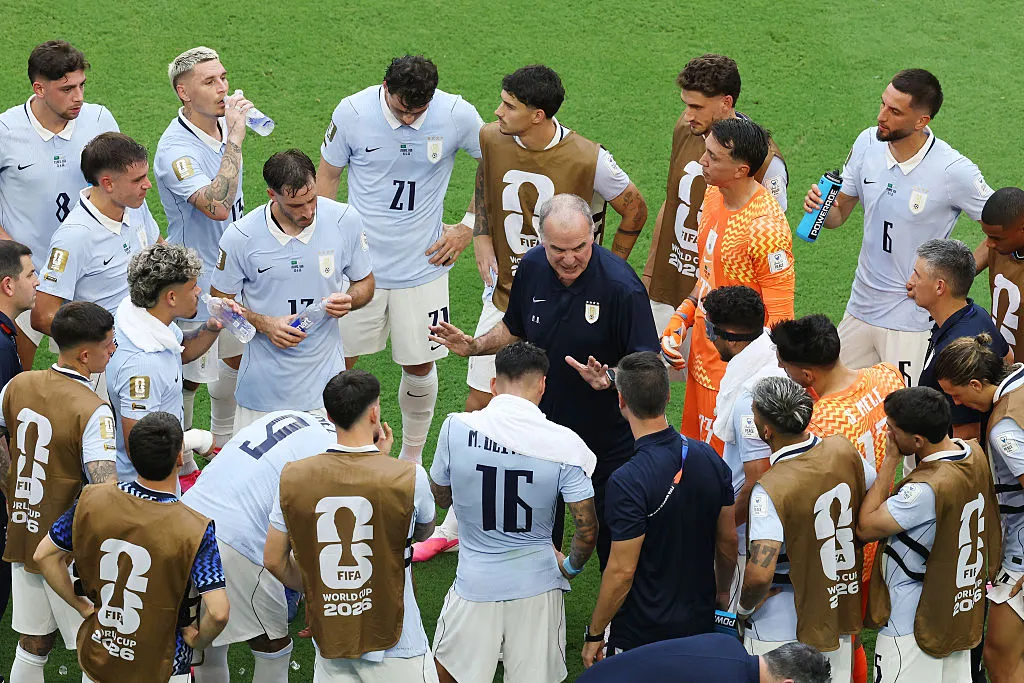 Marcelo Bielsa, entrenador de Uruguay. (Foto: Getty)