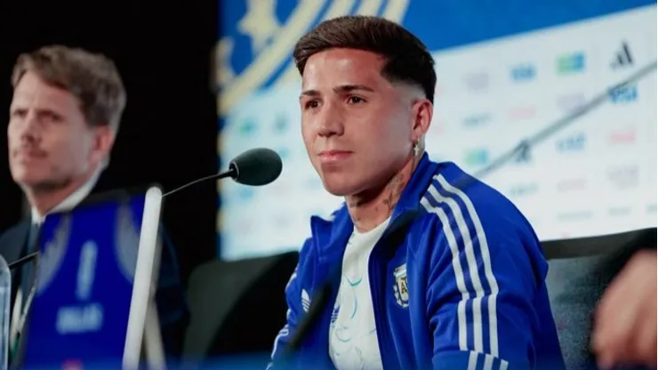 Enzo Fernánde palpitó el partido contra Austria.