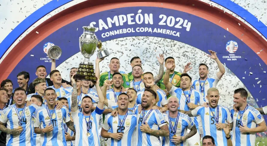 Argentina fue el campeon de la Copa America en 2024. Getty Images.