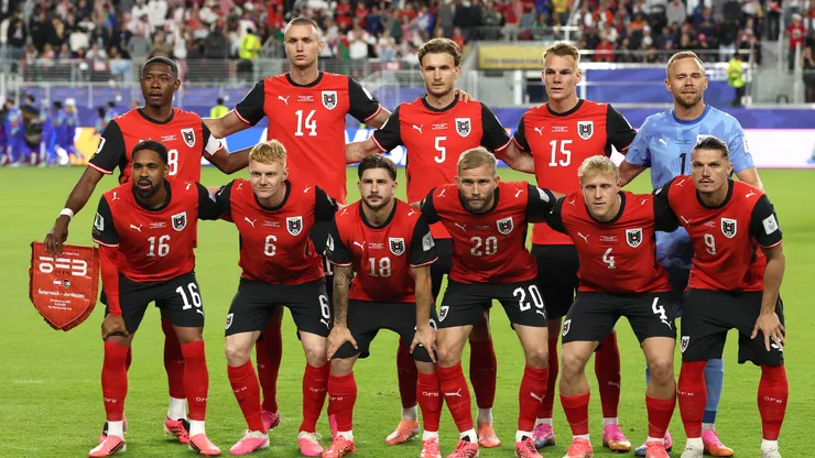 La Selección de Austria, rival de Argentina.