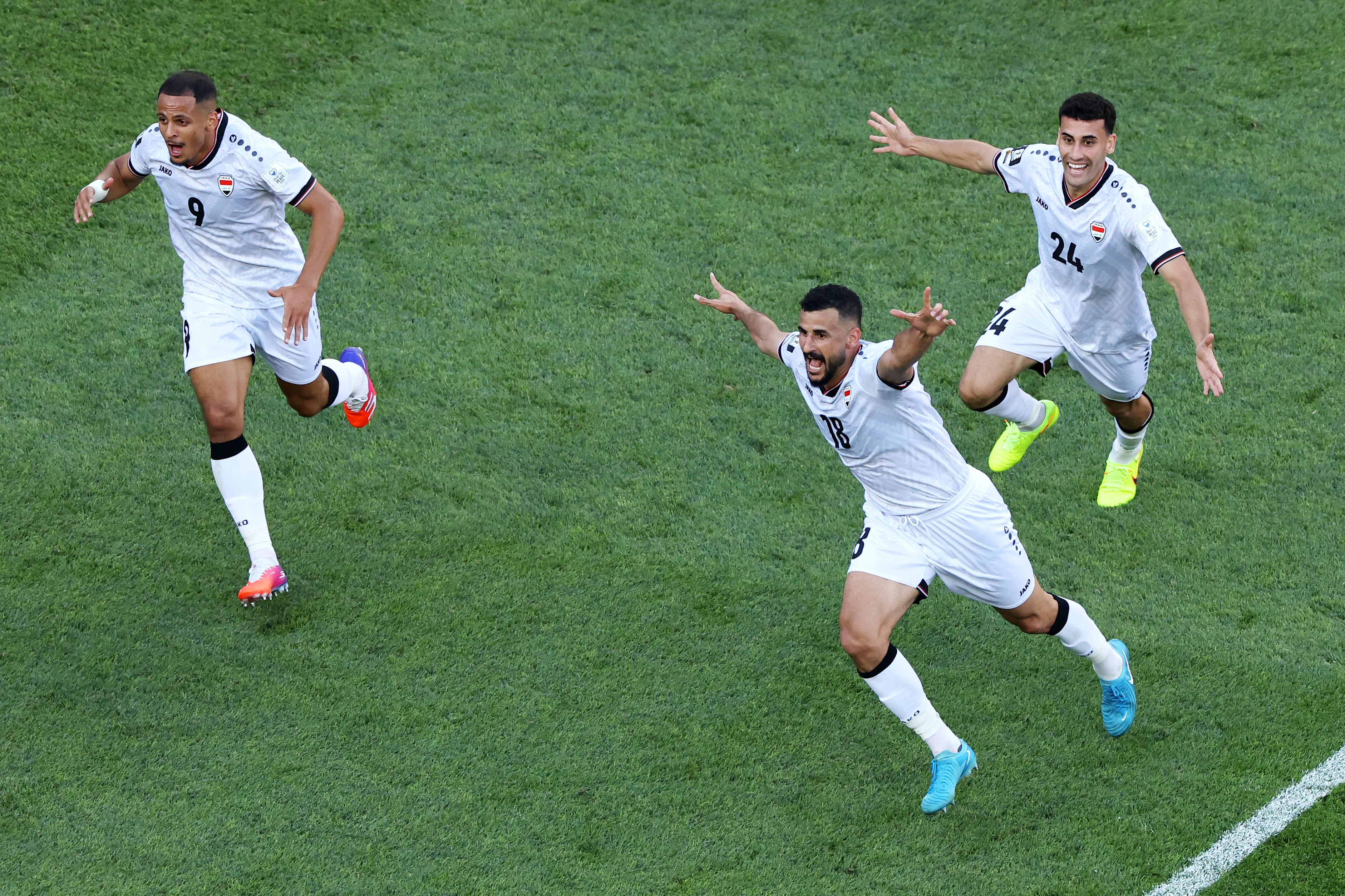 Los futbolistas de Irak en el Mundial 2026. (Getty Images)
