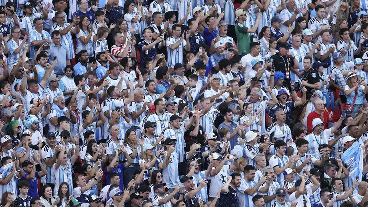 La hinchada de la Selección Argentina.