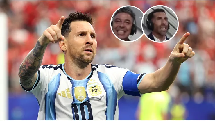 Gallardo y Tevez reaccionaron al partido de Messi contra Austria: de la sorpresa por el penal errado al abrazo de gol