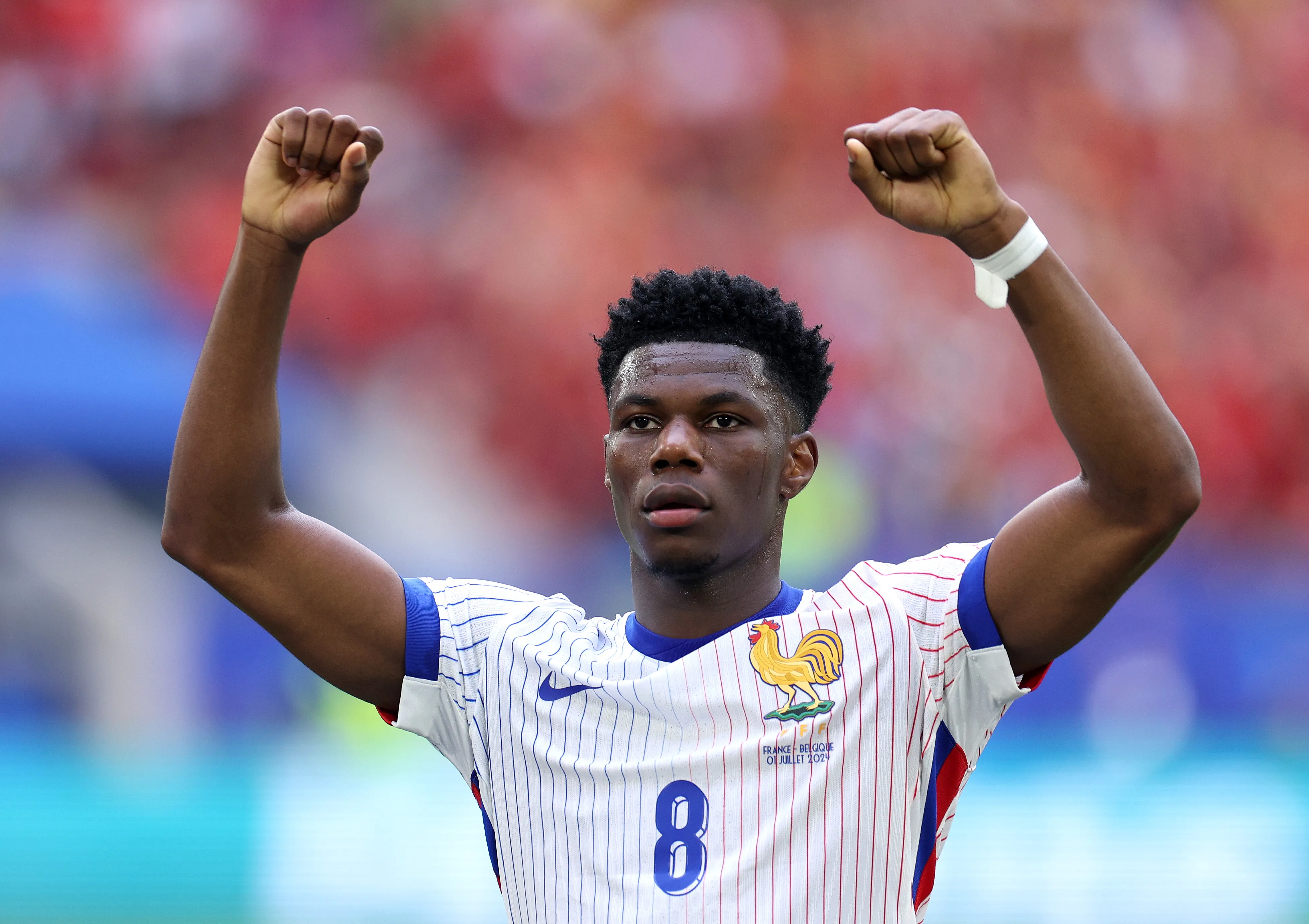 Aurélien Tchouaméni, mediocampista de Francia. (Getty Images)