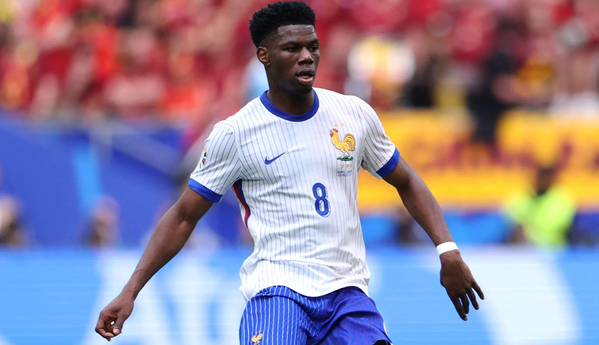Aurélien Tchouaméni, mediocampista de Francia.