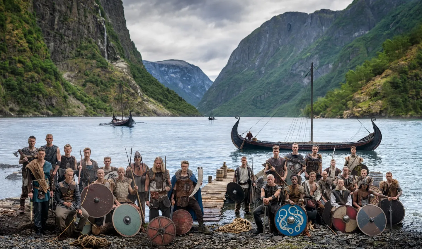 “The Viking are coming”, la foto de Noruega antes del Mundial. Foto DAVID YARROW