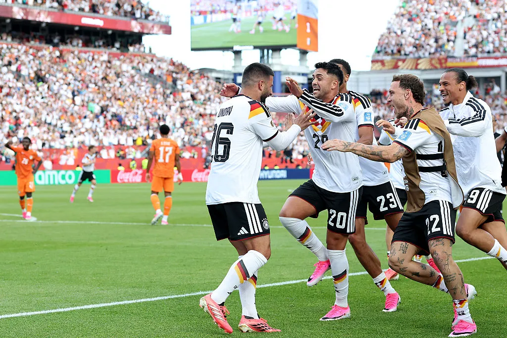 Alemania le ganó por 2-1 a Costa de Marfil en Toronto, el pasado sábado. (Getty)