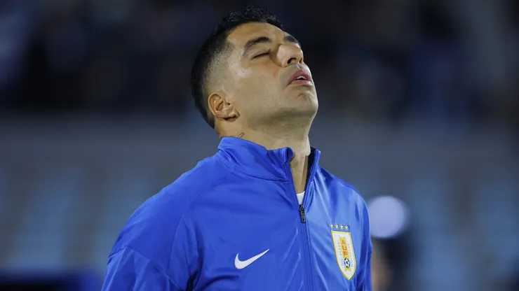 Luis Suárez en su paso por la Selección de Uruguay.