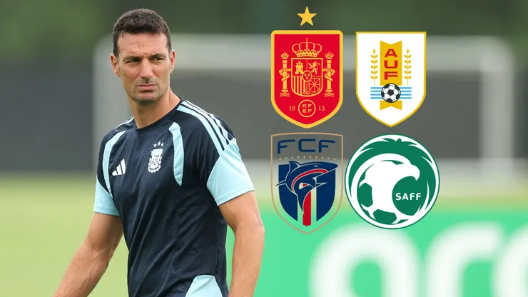 España, Uruguay, Cabo Verde y Arabia Saudita, definen quién enfrentará a Argentina en Miami este 27 de junio.