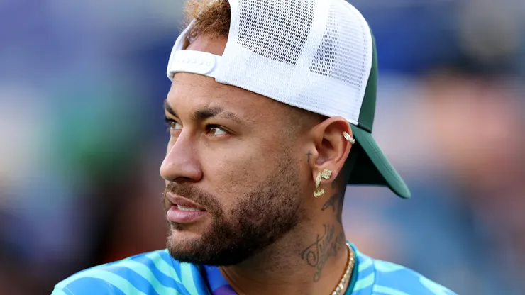 Neymar, estrella de la Selección de Brasil.