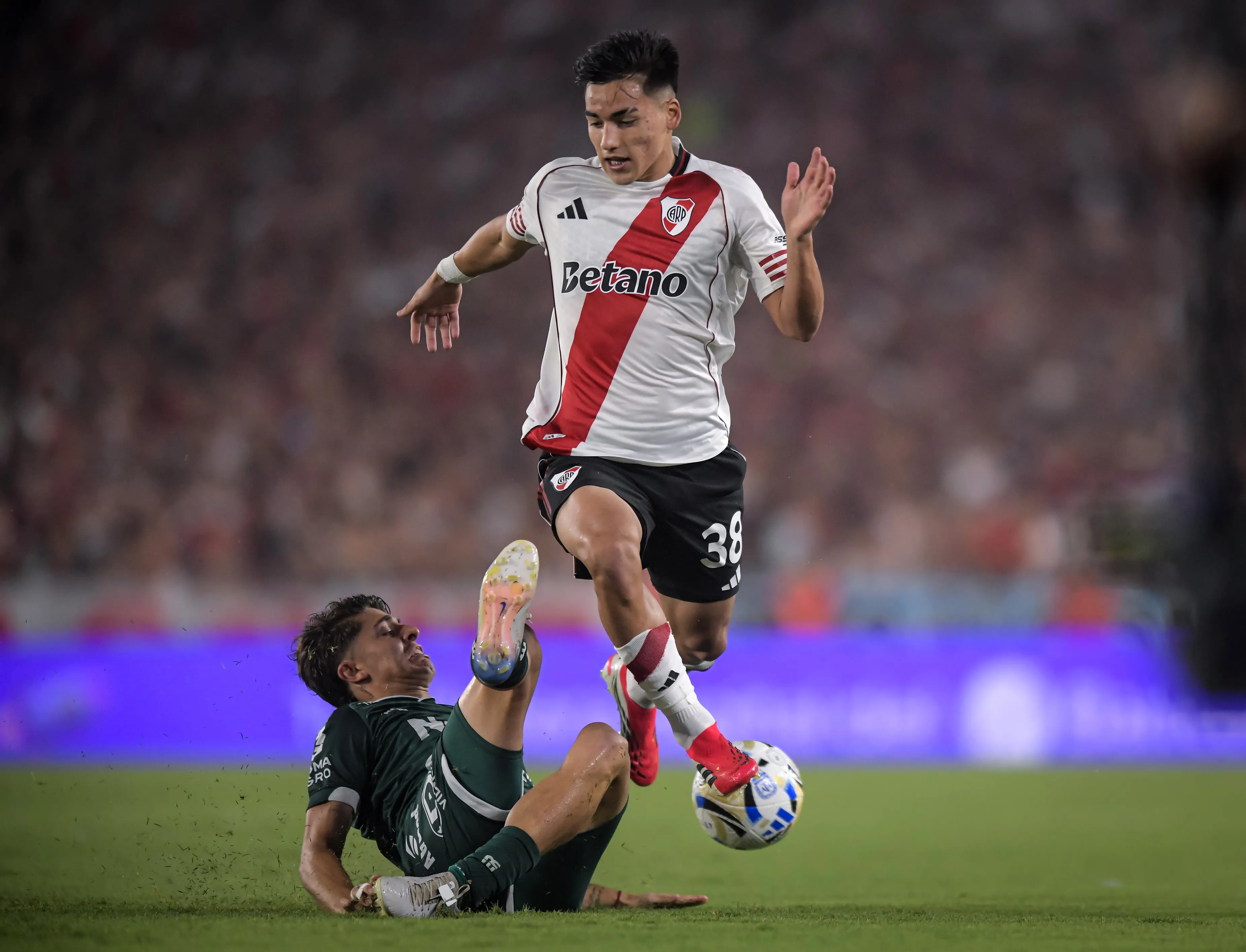 Ian Subiabre, delantero de River. (Foto: Getty)