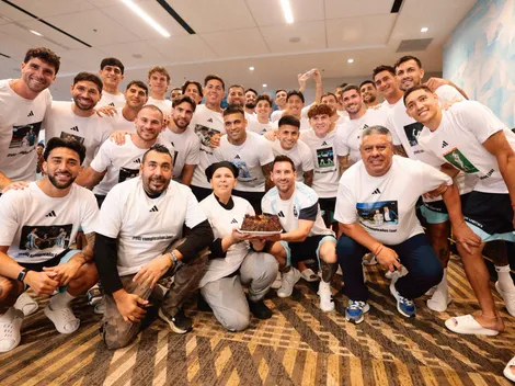 El emotivo gesto del plantel de la Selección Argentina con Lionel Messi por su cumpleaños: “Nos cambiaste la vida”