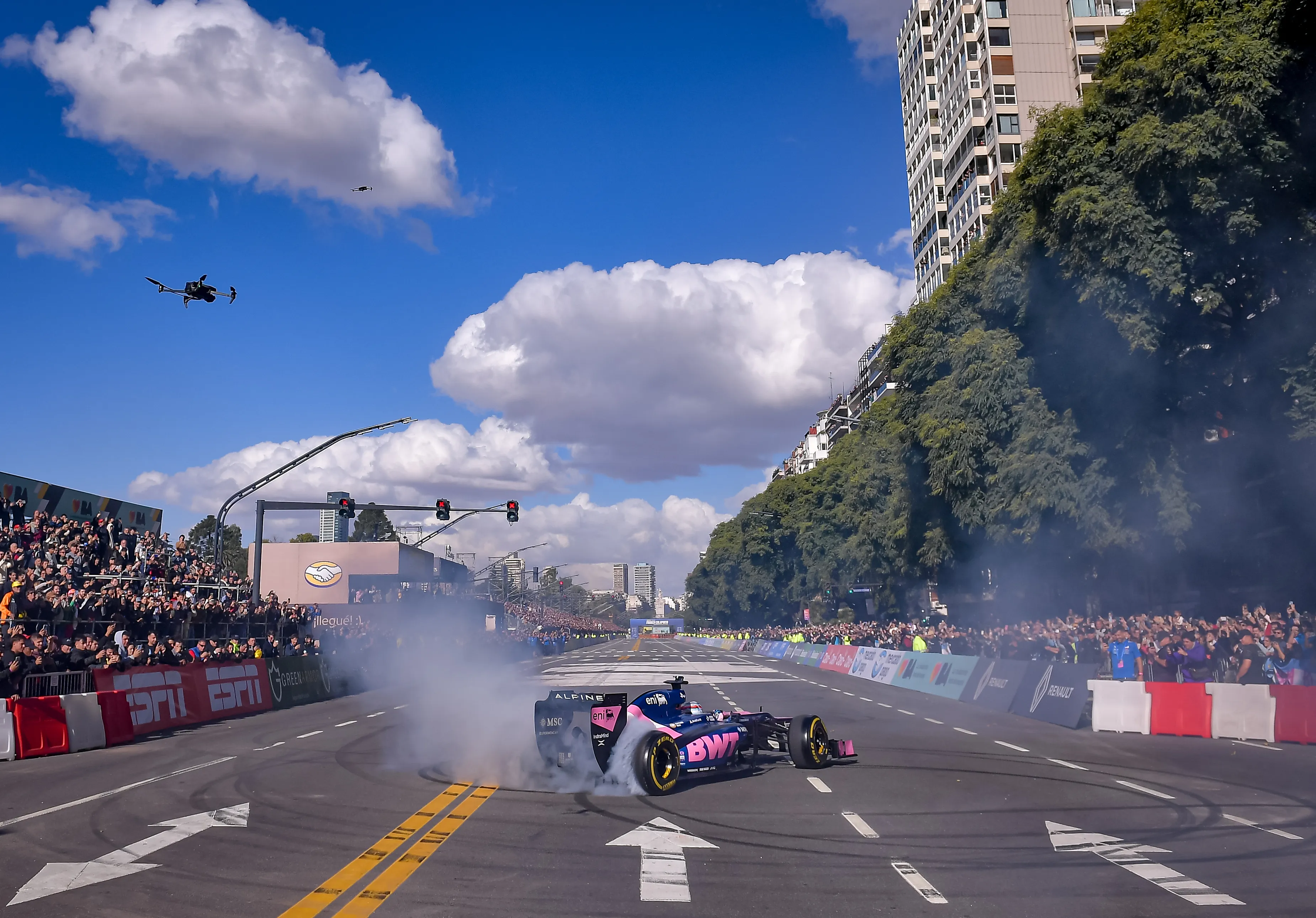 El Road Show de Colapinto en Buenos Aires. (Foto: Getty)