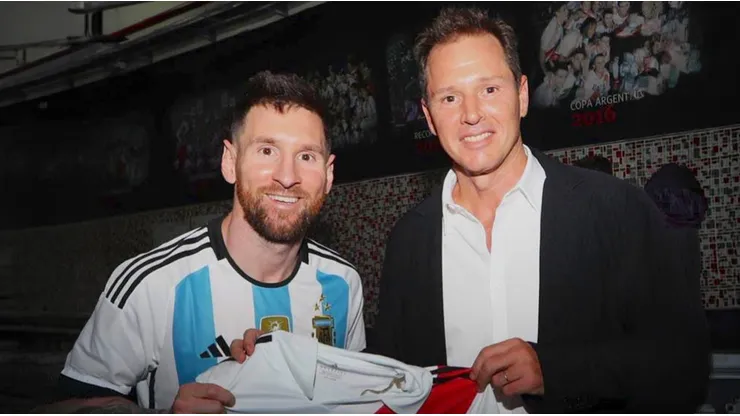 Cómo fueron los contactos de Brito con Messi para que sea refuerzo de River