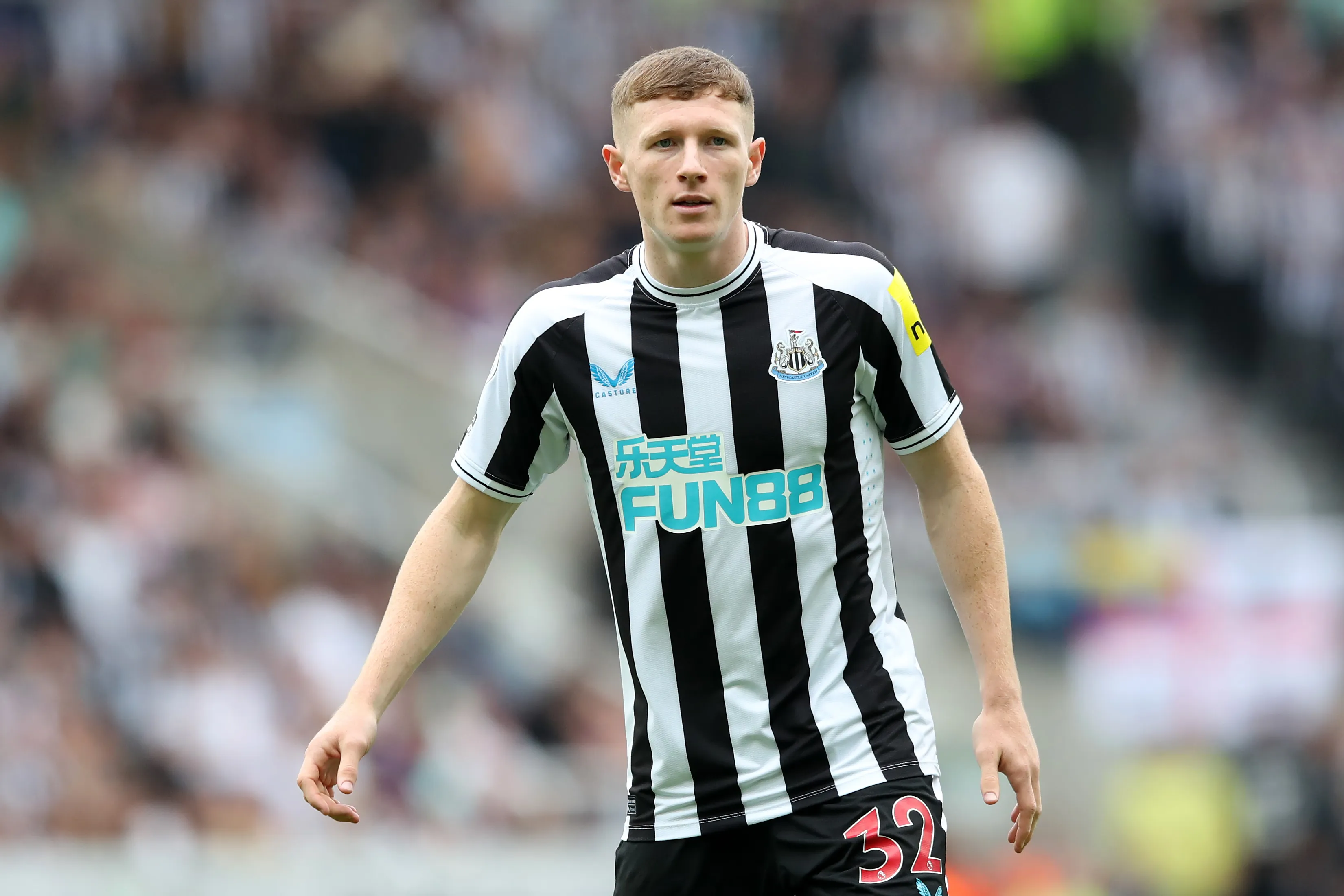 Elliot Anderson, en su etapa en Newcastle. (Getty Images)
