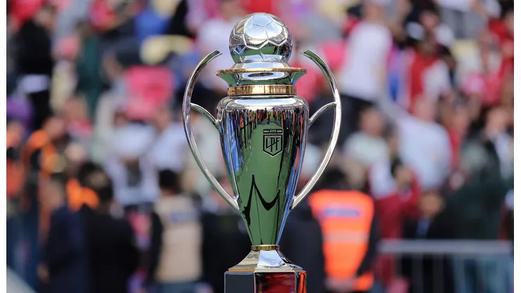 El trofeo de la Liga Profesional de Fútbol.