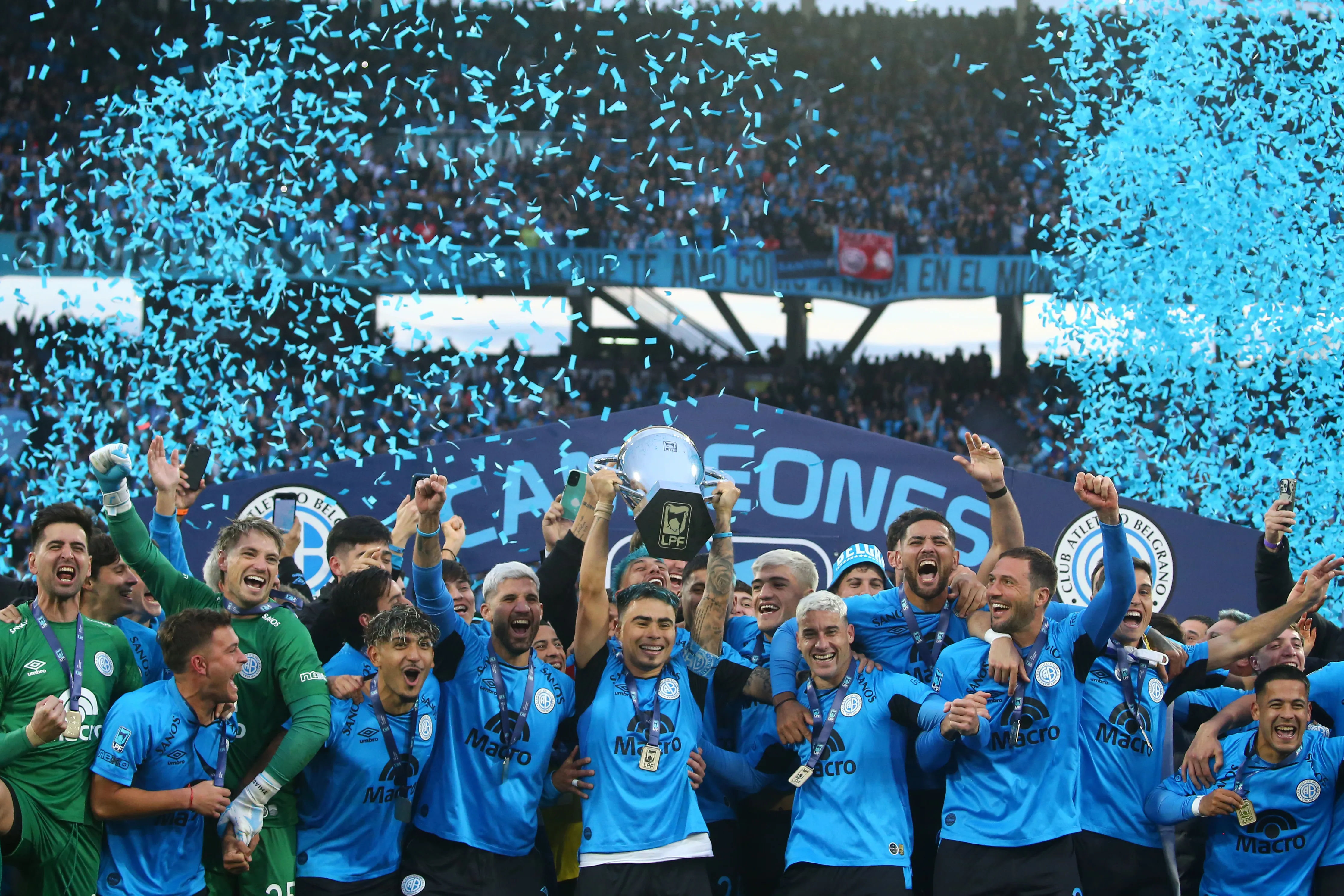 Belgrano, campeón del Torneo Apertura 2026. (Getty Images)