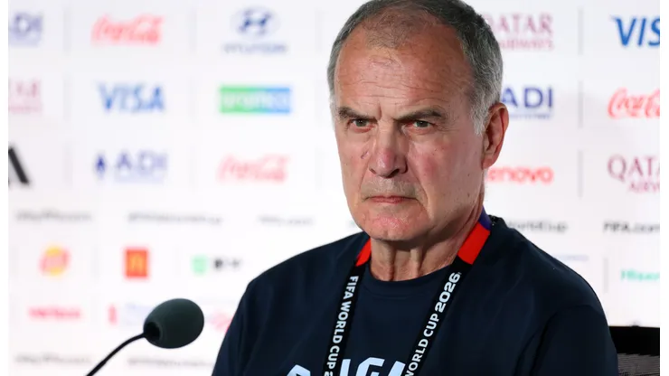 Marcelo Bielsa, entrenador argentino de Uruguay.