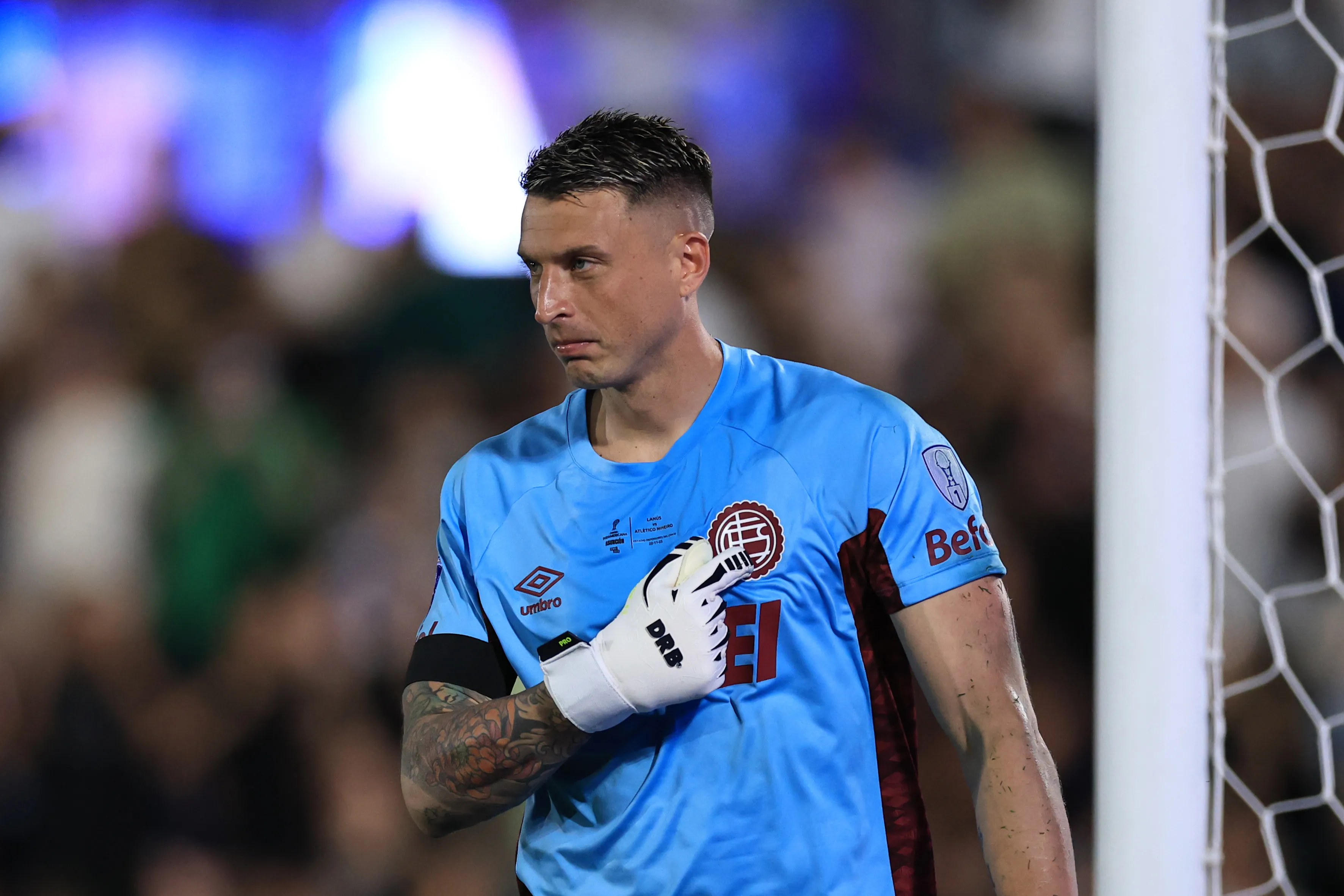 Nahuel Losada, arquero de Lanús. (Foto: Getty)