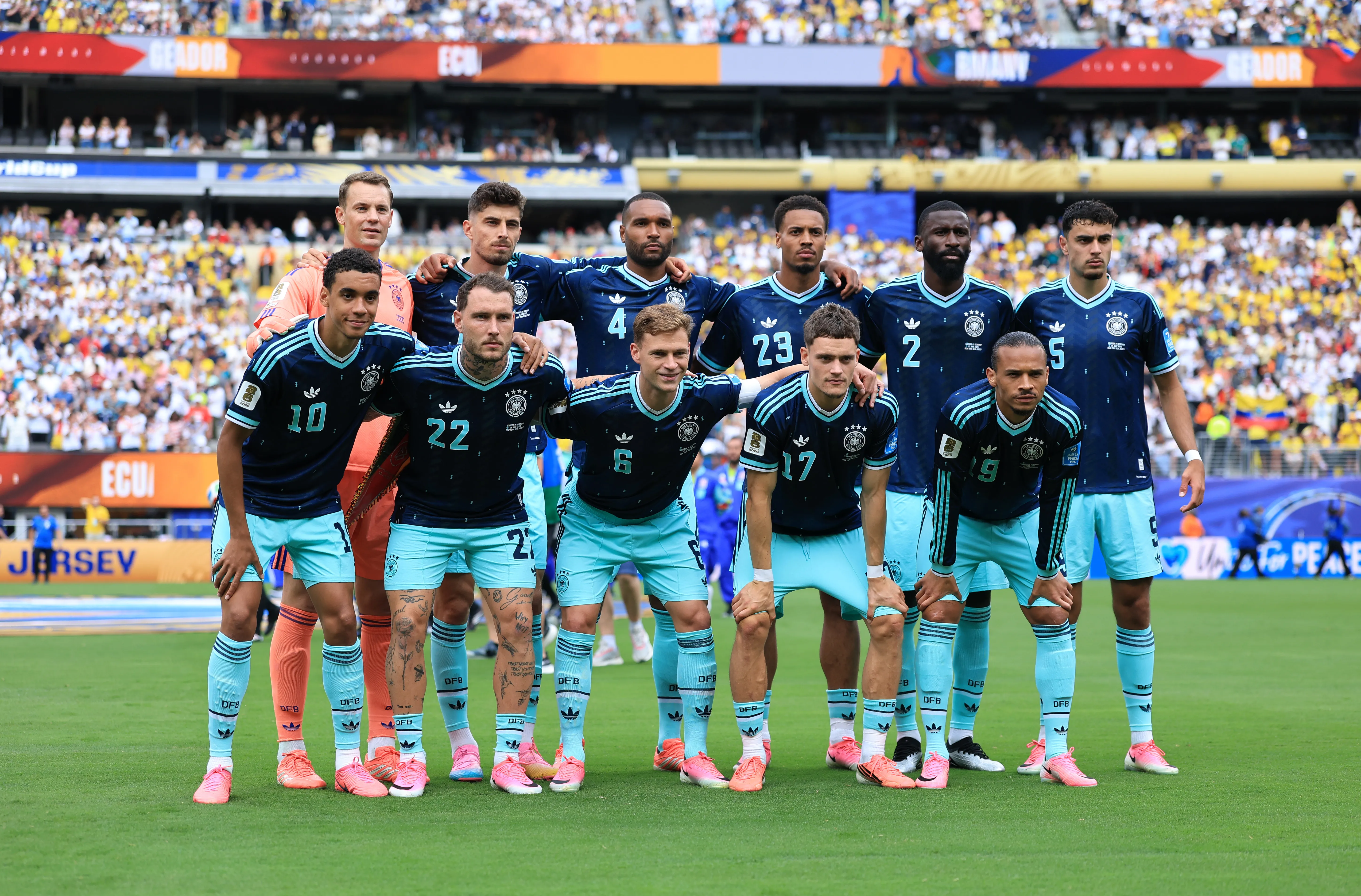 Los futbolistas de Alemania en el Mundial 2026. (Getty Images)