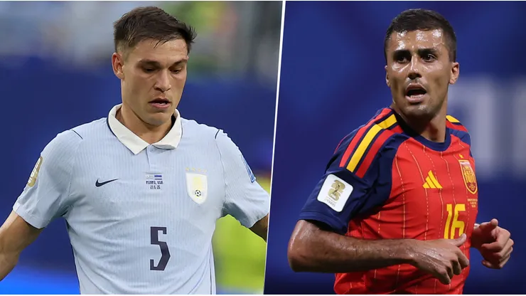 Las alineaciones de Uruguay vs. España por el Mundial 2026