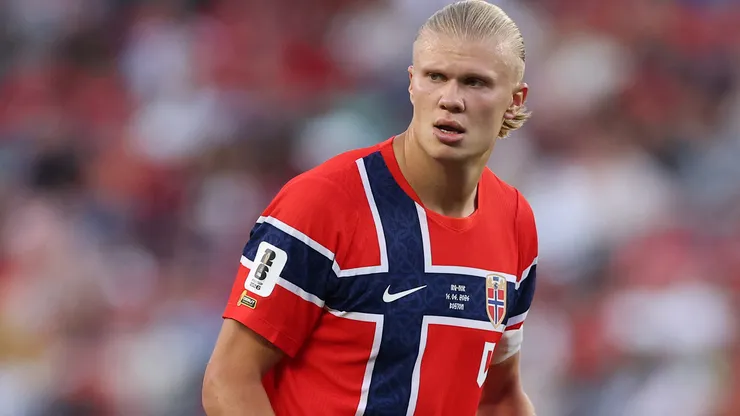 Haaland no juega vs. Francia