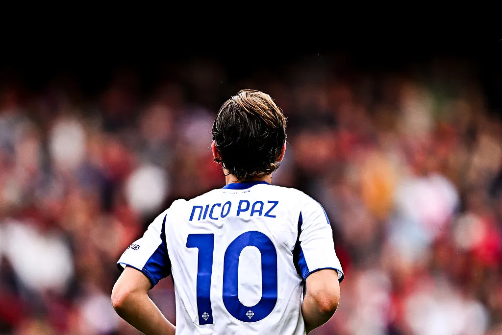 Nico Paz seguirá en el Como 1907 de la liga italiana. (Getty)