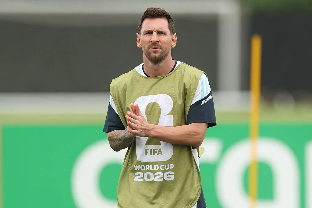 Messi comenzará el partido desde el banco contra Jordania. (Getty)