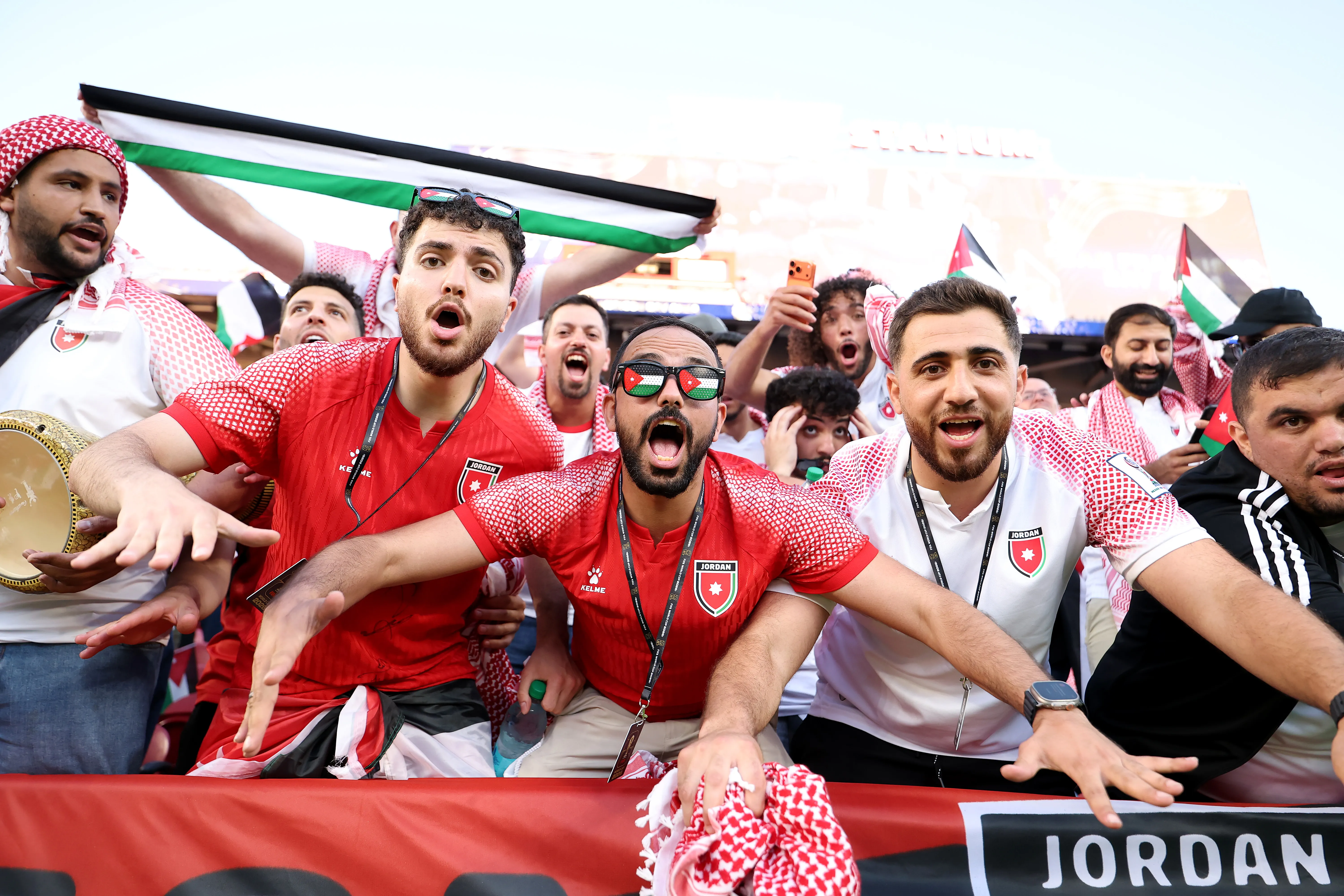 Pese a la temprana eliminación, Jordania tuvo el aliento de su público durante el Mundial (Getty Images).