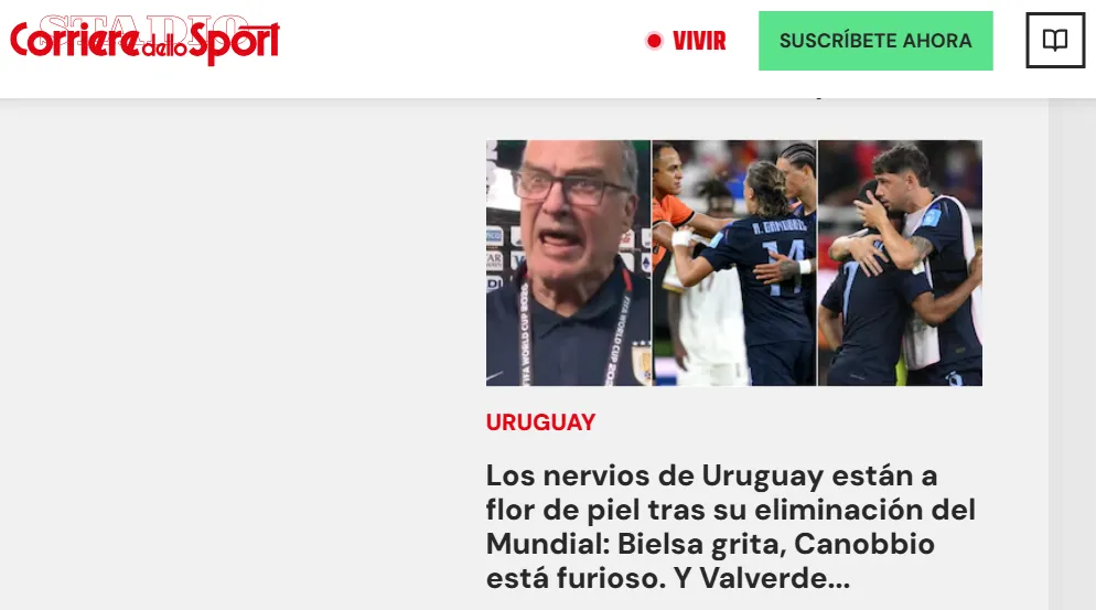 Corrierre dello Sport, Italia