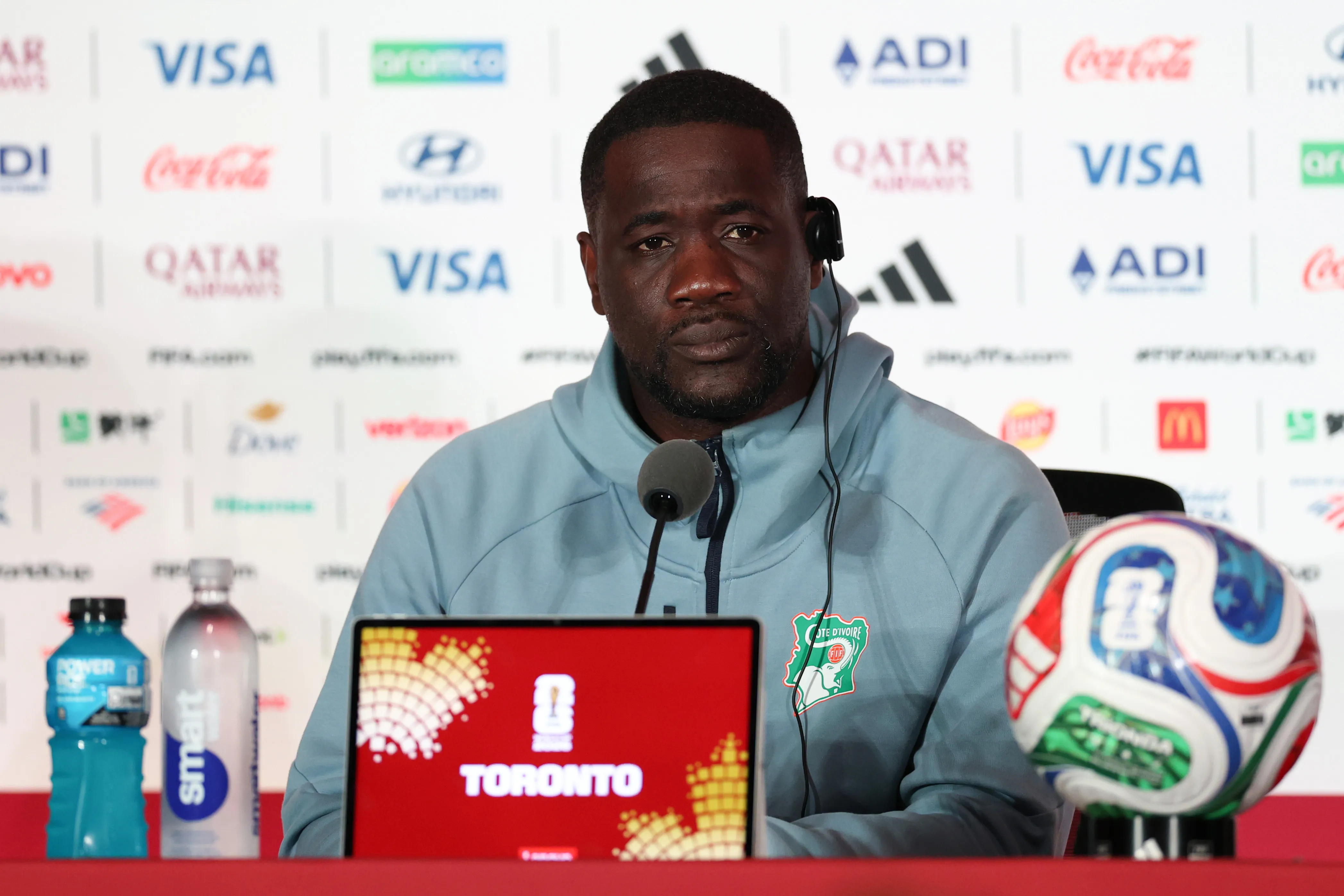 Emerse Faé, entrenador de Costa de Marfil. (Foto: Getty).