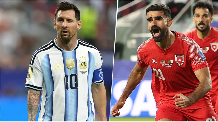 Argentina - Jordania, por la Copa del Mundo 2026.