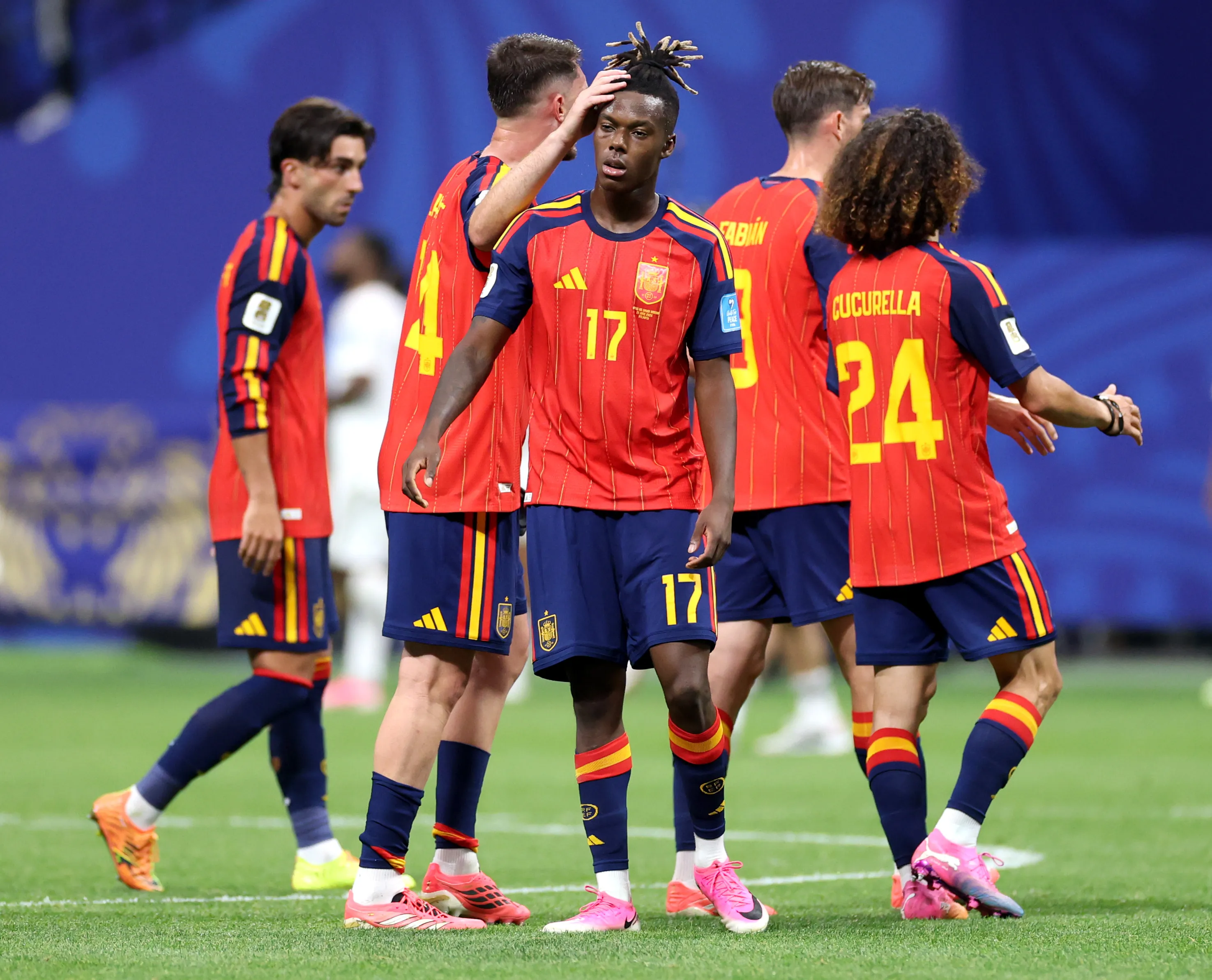 Nico Williams, delantero de España en el Mundial 2026. (Getty Images)