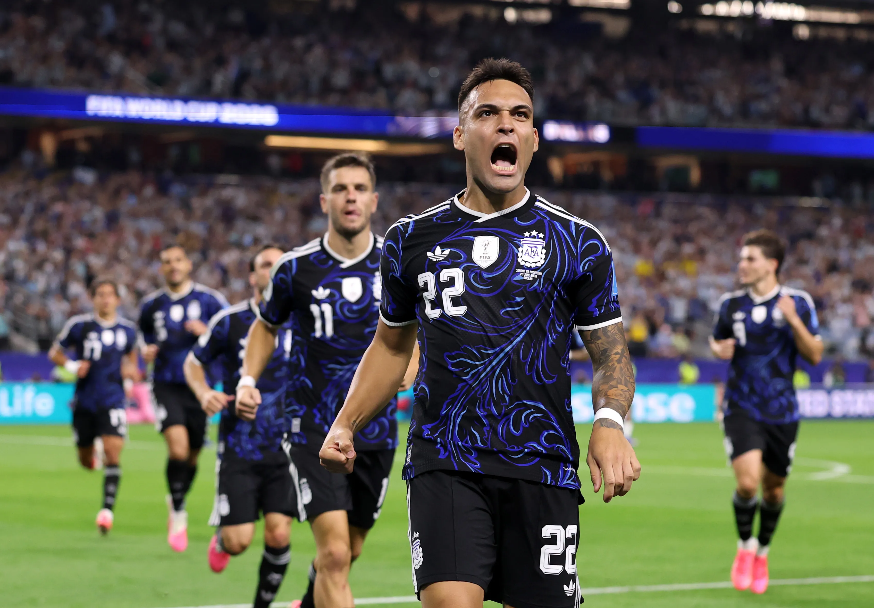 Lautaro Martínez no juega ante Egipto.