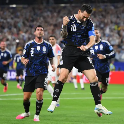 Argentina venció 3 a 1 a Jordania con otro gol de Lionel Messi