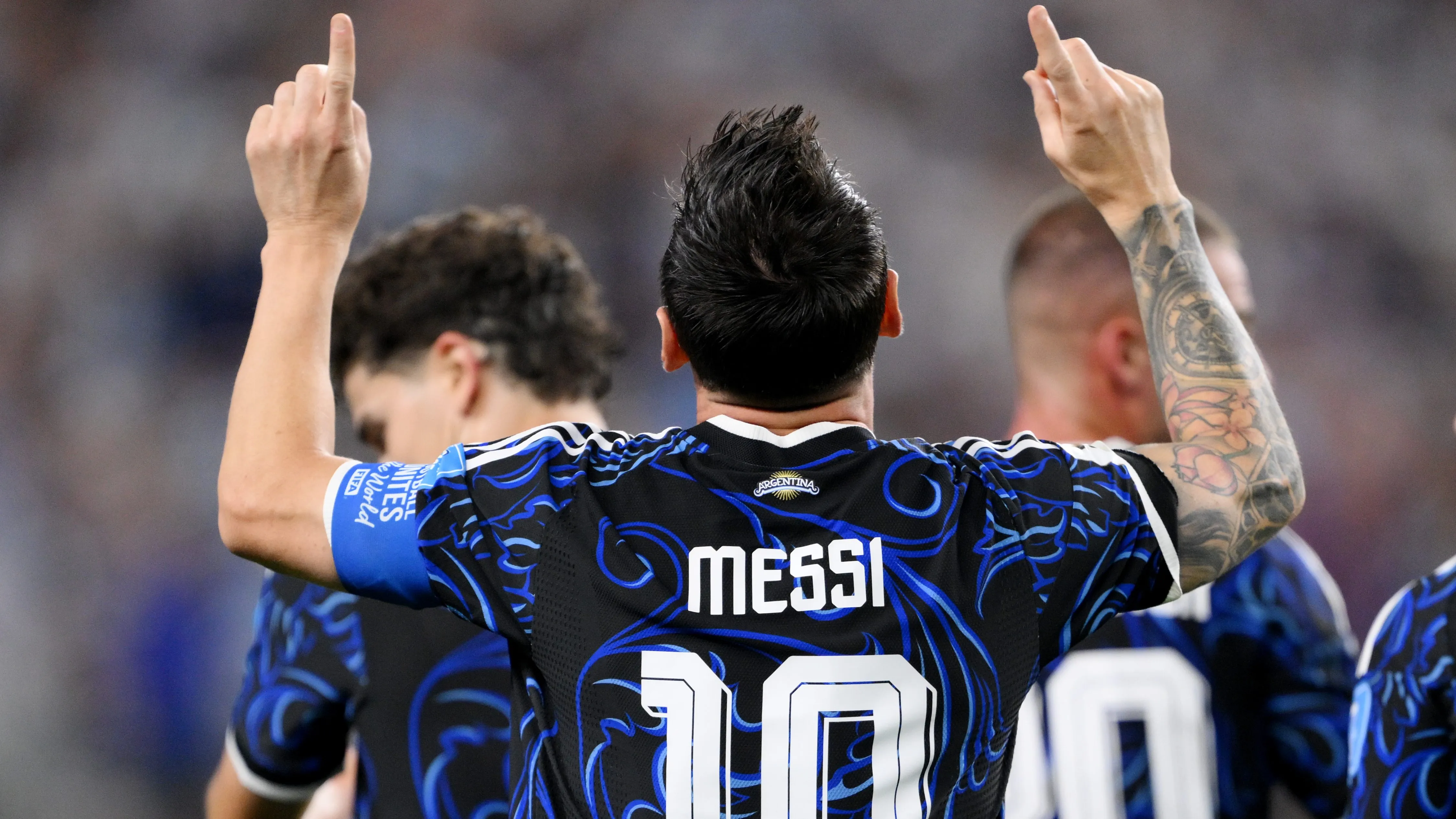 Messi se escapa en la cima de la tabla de goleadores. (Getty)