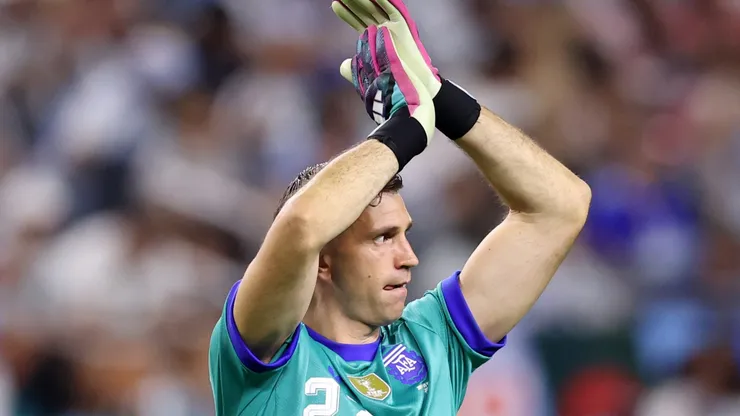 Emiliano Martínez, arquero argentino.
