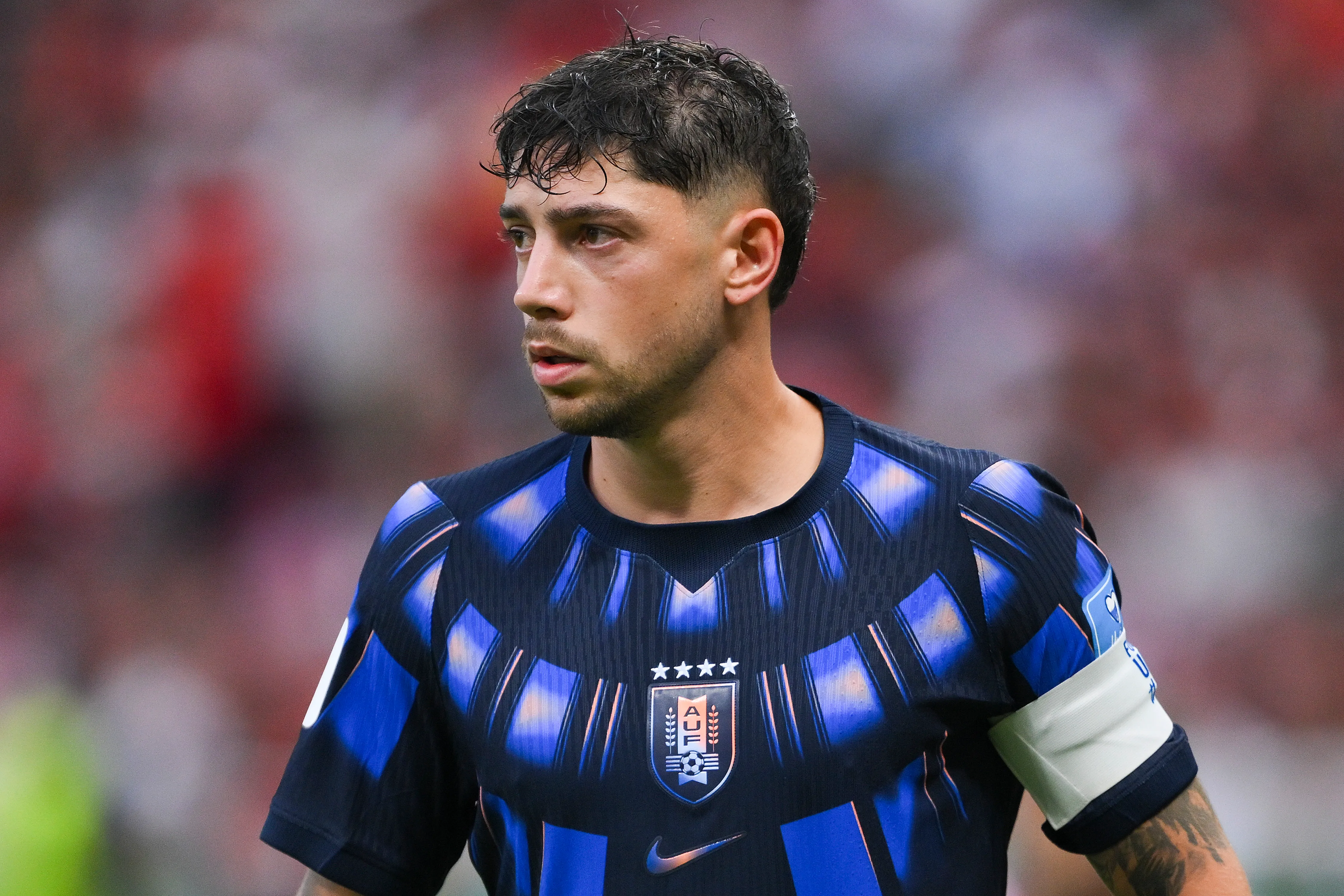 Federico Valverde con la Selección de Uruguay. (Getty).