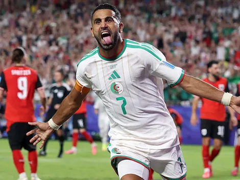 De alegría a preocupación: Mahrez marcó el gol agónico de Argelia y le avisaron que jugarían contra España