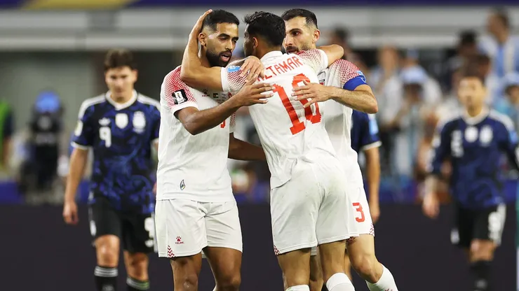 Mousa Al-Tamari marcó el descuento parcial a los 10 minutos del segundo tiempo