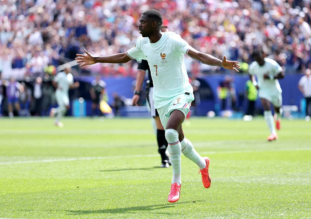 Dembélé, el Balón de Oro, se despertó y mete miedo. (Getty)