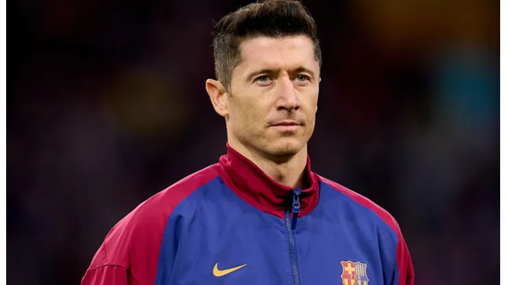 Robert Lewandowski, durante su estadía en Barcelona.