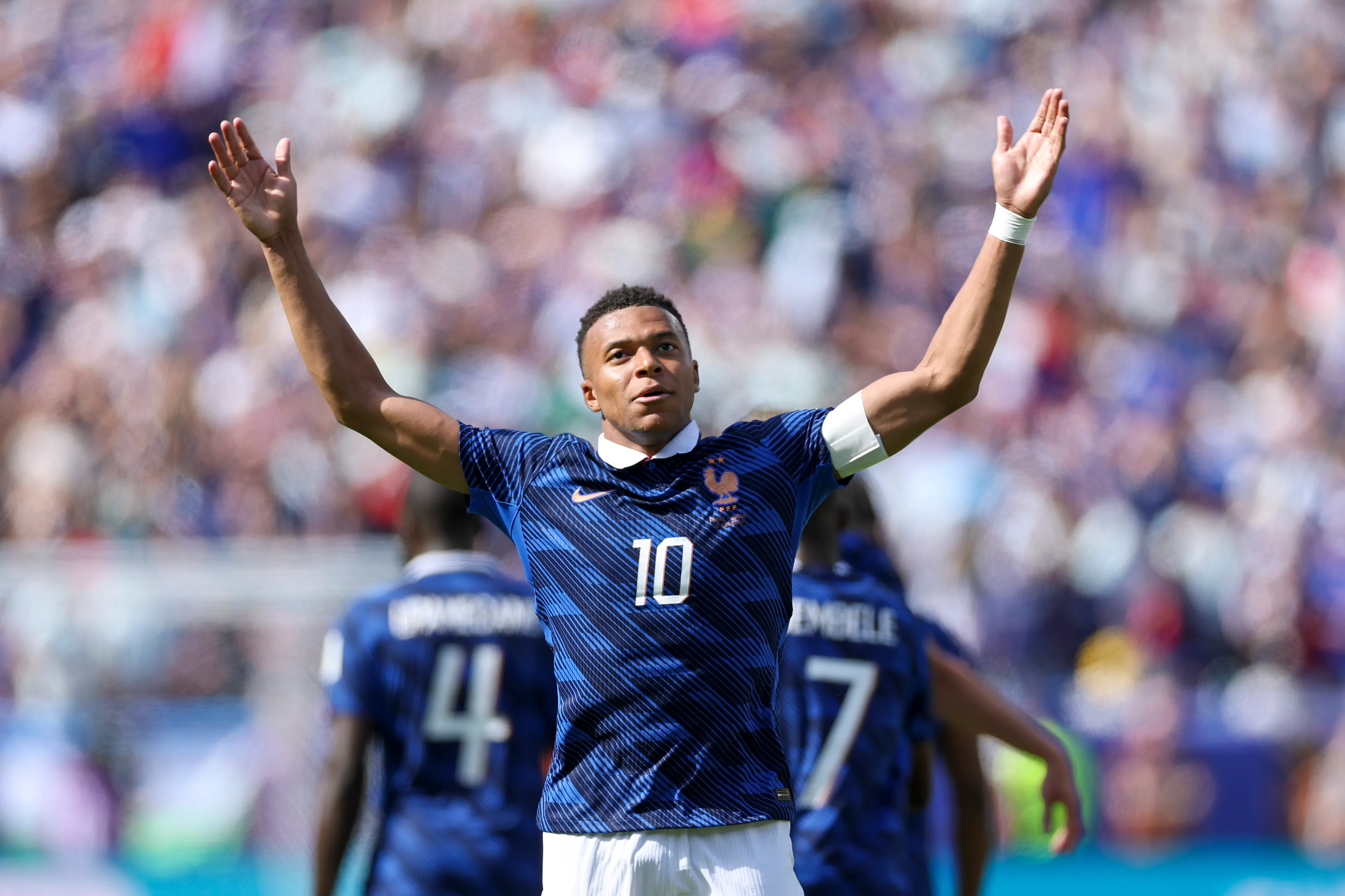 Kylian Mbappé, capitán y figura de la Selección de Francia. (Getty Images)