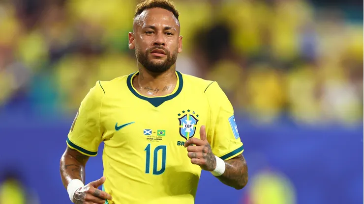 Neymar, delantero de Brasil.