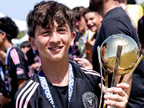 Hay un Messi que ya es campeón: Thiago dio la vuelta con la Sub 14 del Inter Miami en Punta Cana