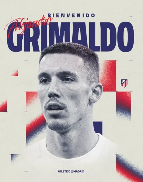 El Atleti hizo oficial este martes el fichaje de Grimaldo.