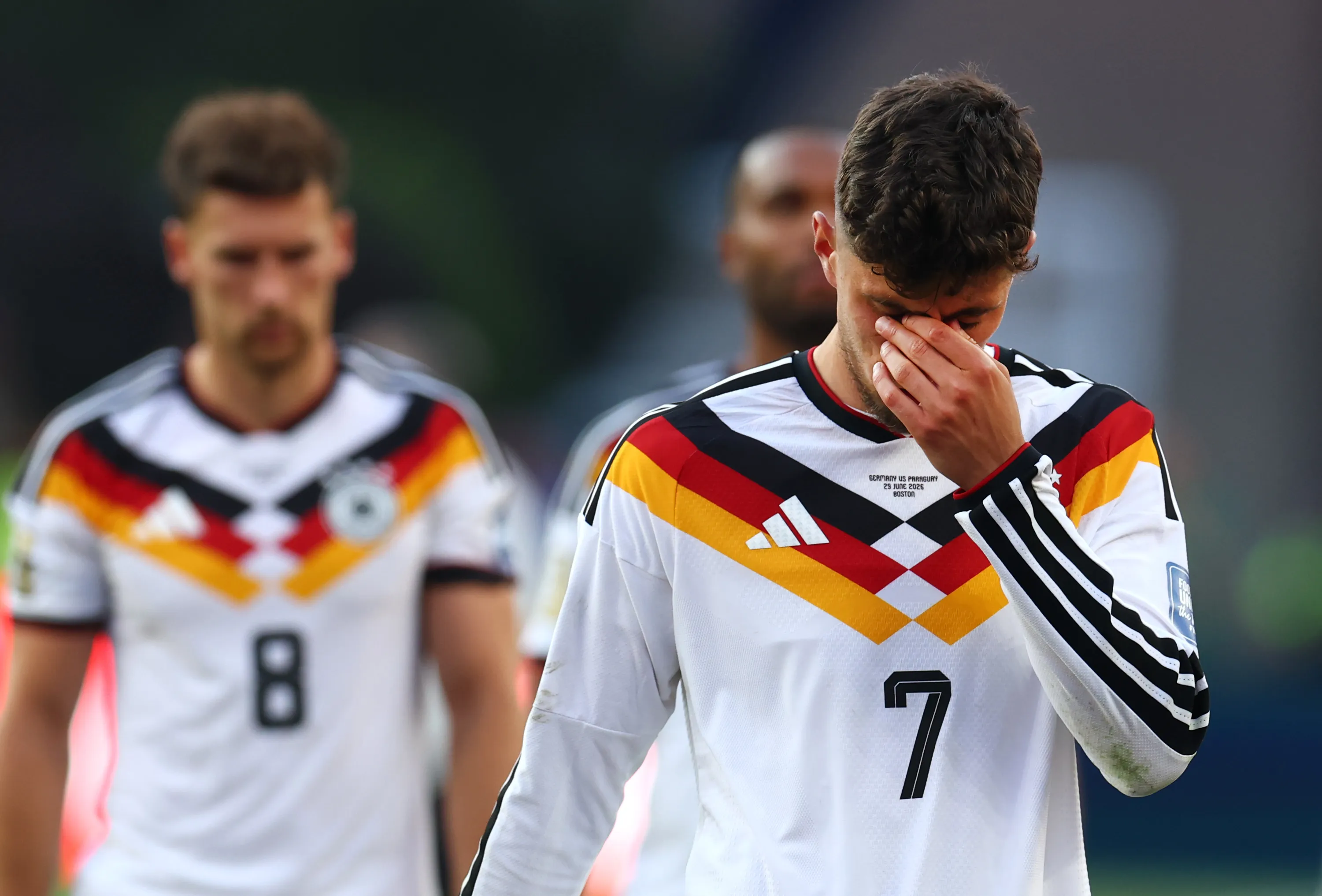 Kai Havertz sufre tras la eliminación de Alemania. (Robert Cianflone/Getty Images)