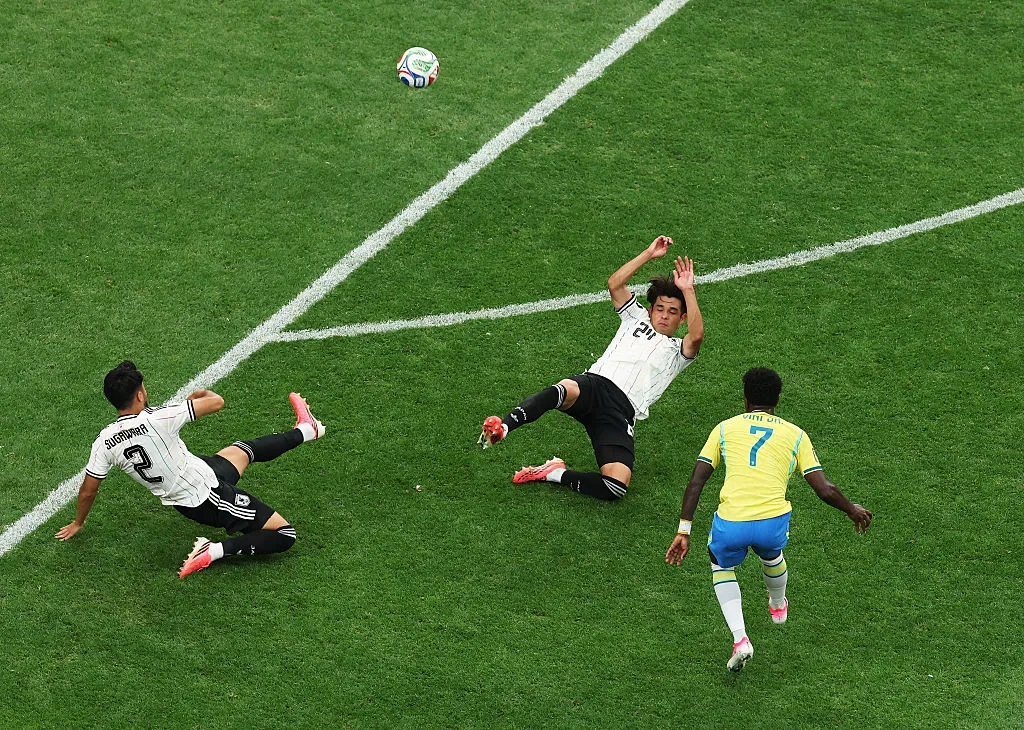 Vinícius Júnior ante Japón. (Foto: Getty)