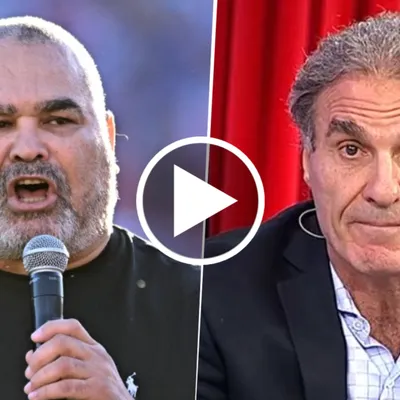 Oscar Ruggeri saltó por Gustavo Alfaro en medio de su fuego cruzado con José Luis Chilavert